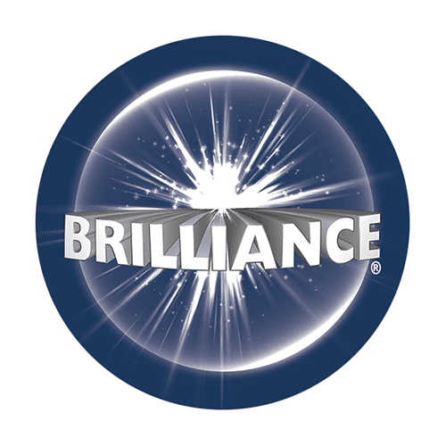 Brilliance® Logo cmyk 5x5 flat opaque background 300dpi copy